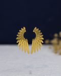gold wing earring