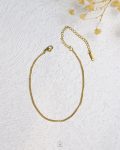 basic gold ankelet