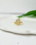 gold struas S ring
