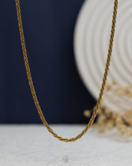 gold electric necklace