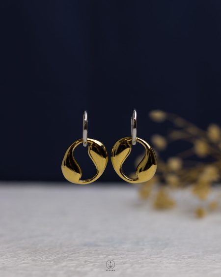 mix silver & gold earrings