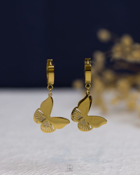 basic butterfly earrings