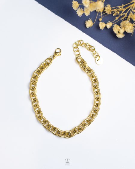 tiny rope gold bracelet