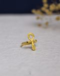 free size gold key life ring