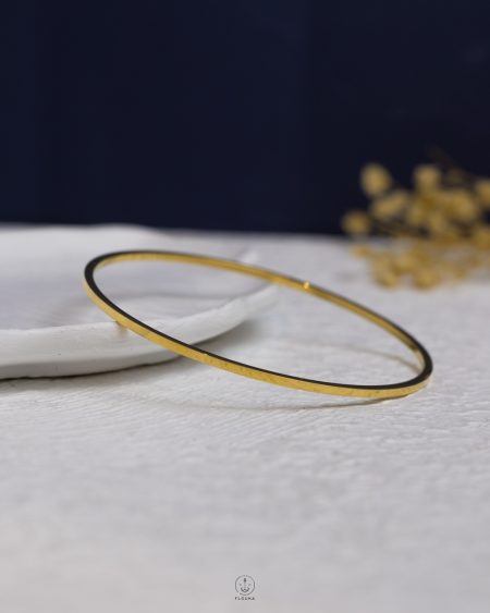 2mm basic gold bracelet