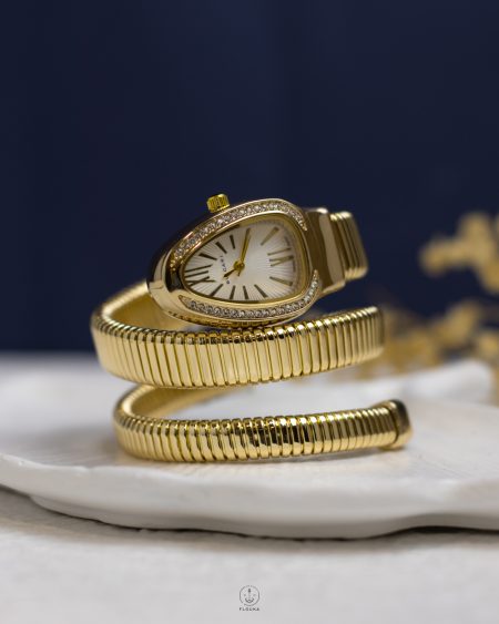 gold snake bulgari watch
