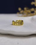 free size gold monaco ring
