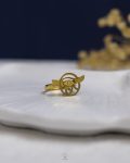free size gold houras eye ring