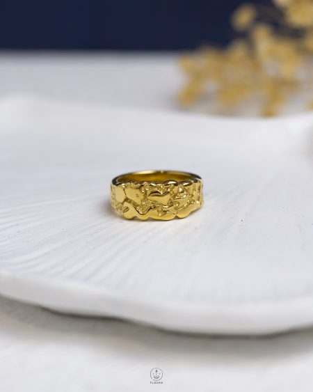 gold nugget ring