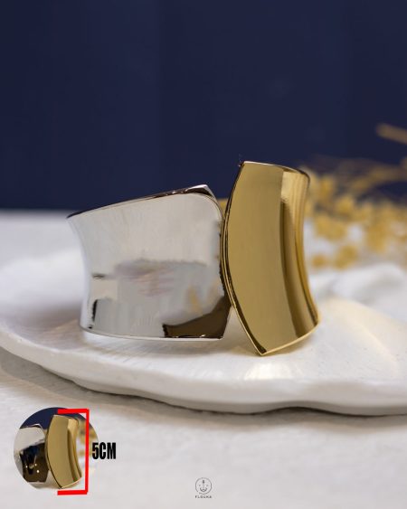 mix gold & silver diva bangel