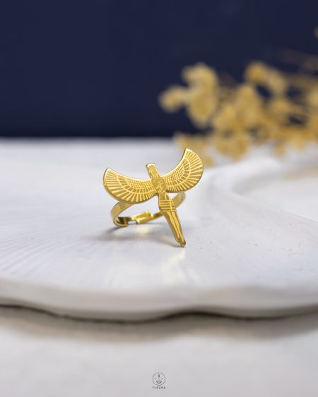 ISIS EGYPTIAN GOLD RING