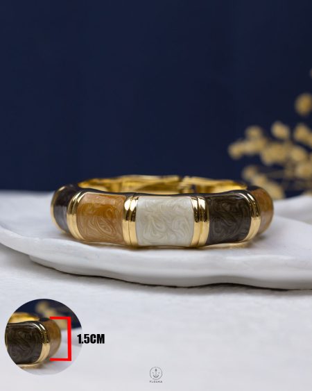 winter colorfull bone bangle