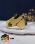 double arrow gold bangle