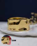 gold mount chunky bangle
