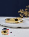 tiny gold belt bangle