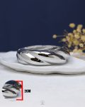 silver pump rope bangle
