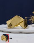 double arrow gold bangle