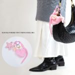 pink heart & star keychain