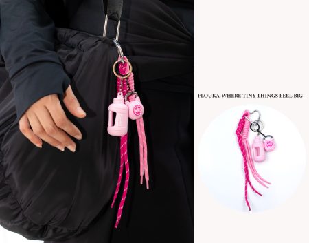 pink sport keychain