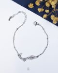 silver straus hop bracelet