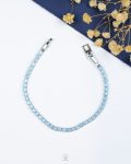 baby blue tennis silver bracelet