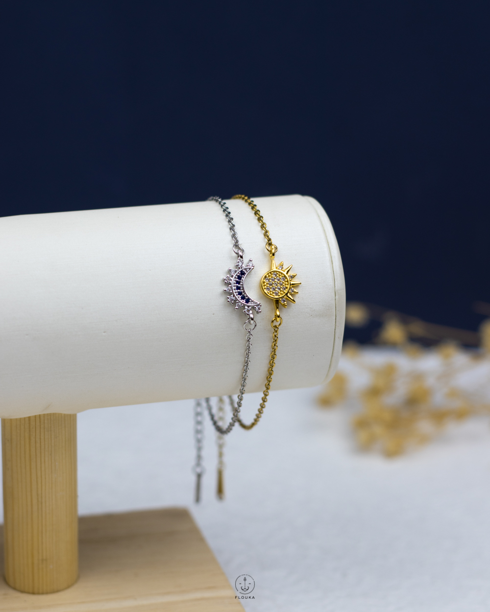 1765498890_b2012.jpg Couple sun shine gold & silver bracelet