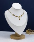 gold flowers necklace