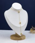 struas space star gold drop necklace