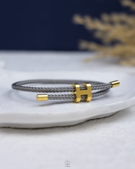 silver hermes bangle