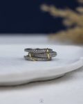 triple silver struas ring