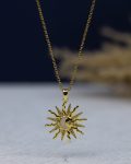 straus gold sun shine necklace