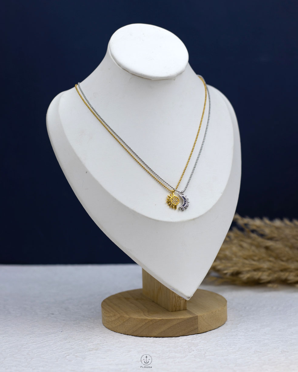 1766004674_n2068.jpg Couple sun shine gold & silver necklace