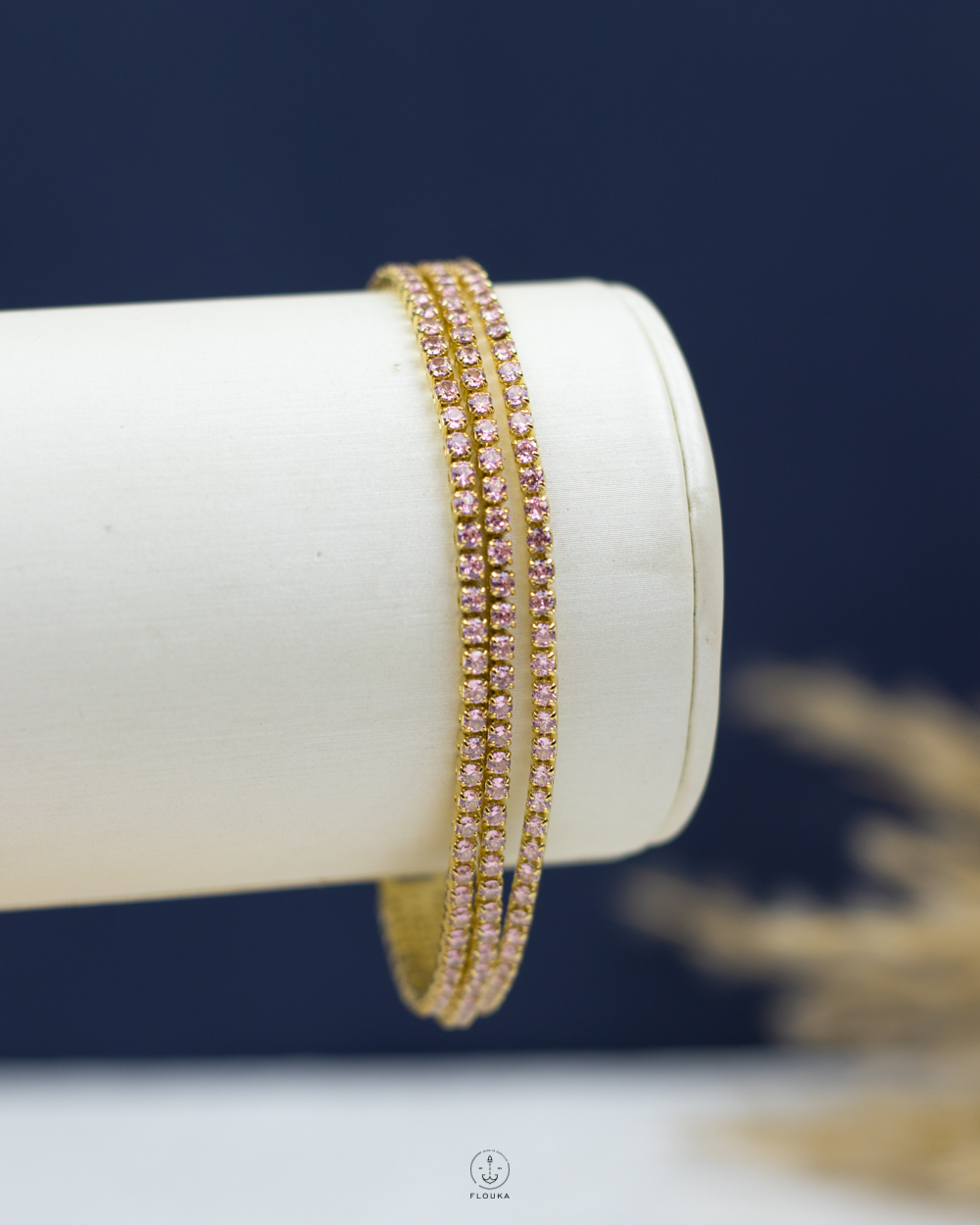 1766146789_b1228.jpg pink three layer gold tennis bracelet