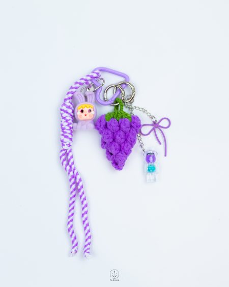 grapes & cry baby keychain
