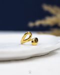 free size gold royal ring