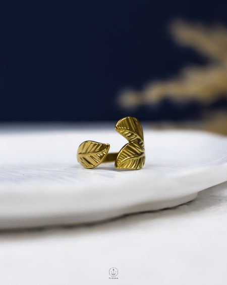 free size gold Tree branch ring